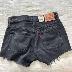 Levi’s 501 Size 27 Black Shorts High Waist